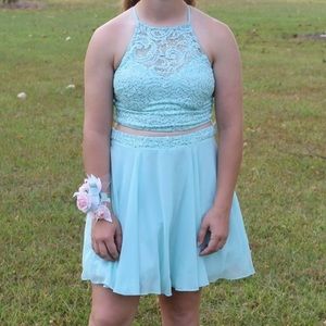 Mint Homecoming Dress